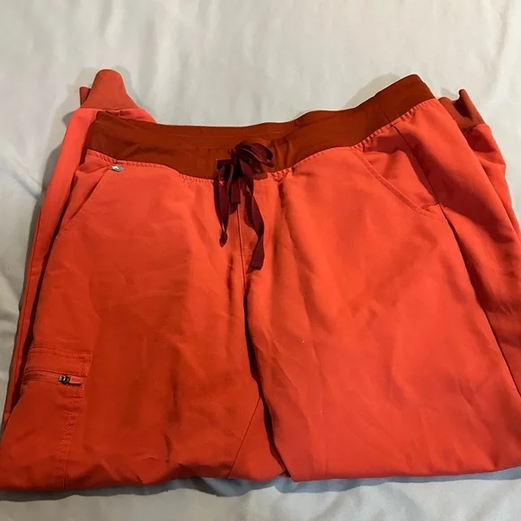 FIGS Clay Scrub Set  Rafaela Top + Zamora HW Jogger | Size M & L EUC  PO 1646 - Picture 6 of 9